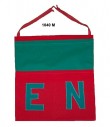 �erveno-zelen� s monogramem
