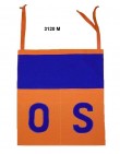 Oran�ovo-modr� s monogramem