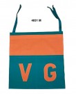 Zeleno-oran�ov� s monogramem