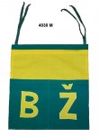 Zeleno-�lut� s monogramem