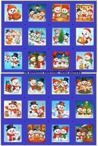 Sada panelů na výrobu adventního kalendáře 16