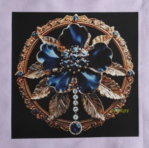Panel 14 x 14 cm - ORN08