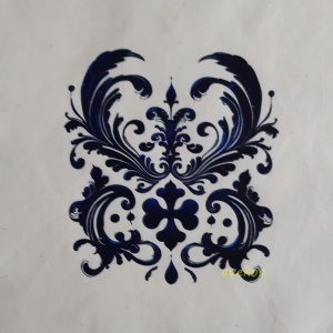 Bavlněný panel o rozměrech 12 x 14 cm ORN 04