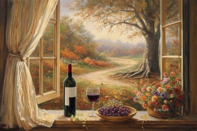 Panel 14 x 9 cm - VINO17