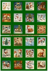 Sada panelů na výrobu adventního kalendáře 13