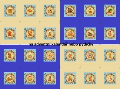 Sada panelů na výrobu adventního kalendáře 8