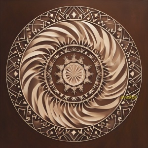 Panel 14 x 14 cm - MAN 04