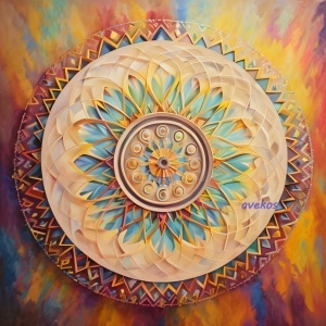 Panel 14 x 14 cm - MAN 07