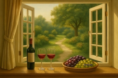 Panel 14 x 9 cm - VINO12