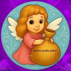 Panel 14 x 14 cm - VAN 25 se jménem