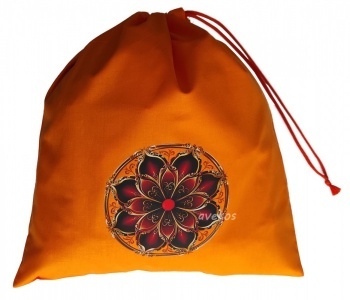 Pytlík 36 x 40 cm - Mandala červená