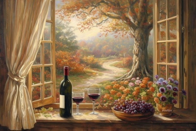 Panel 21 x 14 cm - VINO15