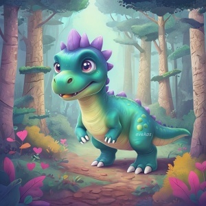 Panel 14 x 14 cm - DINO 10