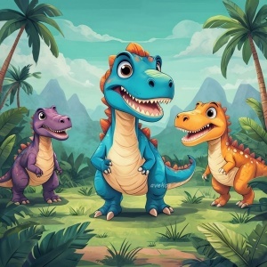 Panel 14 x 14 cm - DINO 12