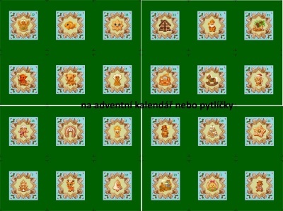 Sada panelů na výrobu adventního kalendáře 6