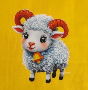 Bavlněný panel o rozměrech 10 x 12 cm VEL. 04