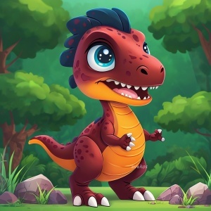 Panel 14 x 14 cm - DINO 03