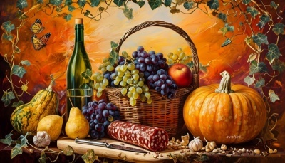 Panel 21 x 12 cm - VINO27