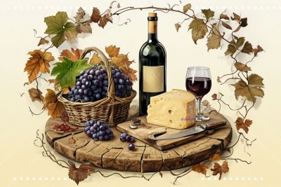 Panel 21 x 14 cm - VINO37