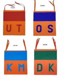 Školní kapsář s monogramem pro prvňáčky