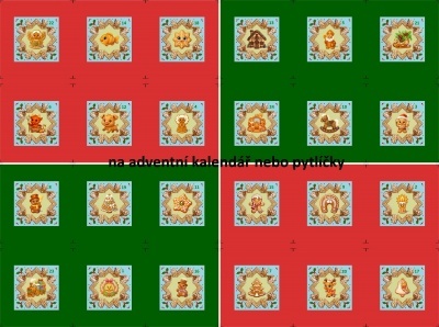 Sada panelů na výrobu adventního kalendáře 7