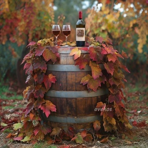 Panel 9 x 9 cm - VINO08