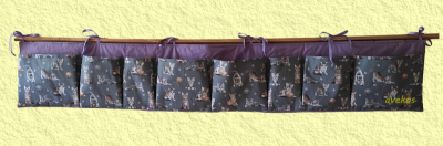 Kapsář 180 x 30 cm do stanu, na tábor, organizér