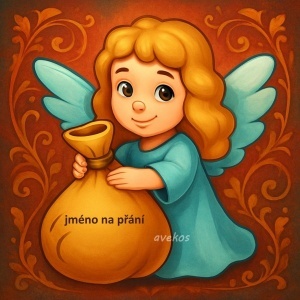 Panel 9 x 9 cm - VAN 27 se jménem