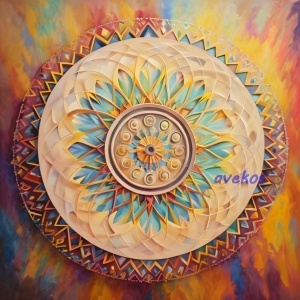 Panel 9 x 9 cm - MAN 07