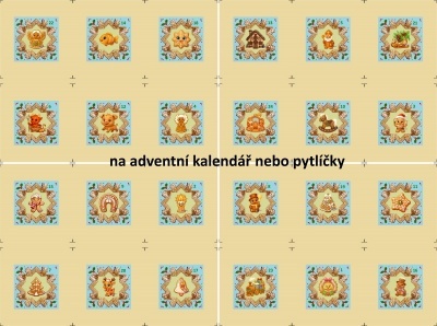 Sada panelů na výrobu adventního kalendáře 4